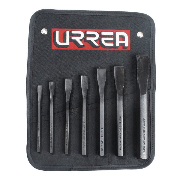 Urrea Cold Cut Chisel Set of 7 pieces 86B